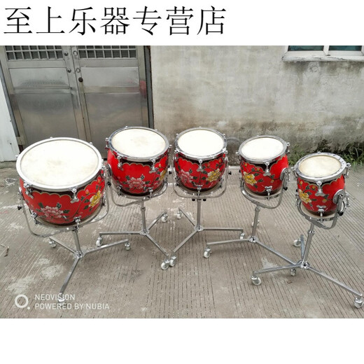 【官方直销】击乐器|排鼓|堂鼓|定音鼓|民族排晗畅 小黄花