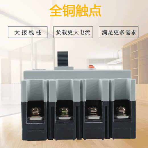 Chint (CHNT) leakage protector molded case circuit breaker NM1LE-125S/4300A 4P 10 50A 4p 100A 3P