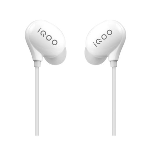 Vivo iqoo headphones original type-C wired in-ear headphones iQOO12 11 10 9 wire control with microphone iqoo Neo9 neo8 x100x90x80x70 s18s17s16 iQOO in-ear headphones Type-C interface version