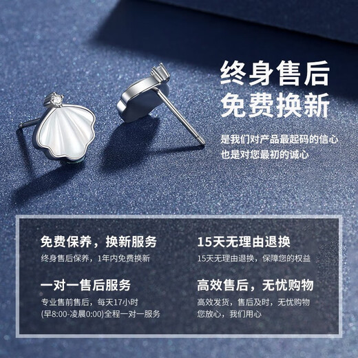 Glten Swarovski Zirconium Boucles d'oreilles en argent sterling cadeaux d'anniversaire de boucles d'oreilles de boucles d'oreilles de boucles d'oreilles