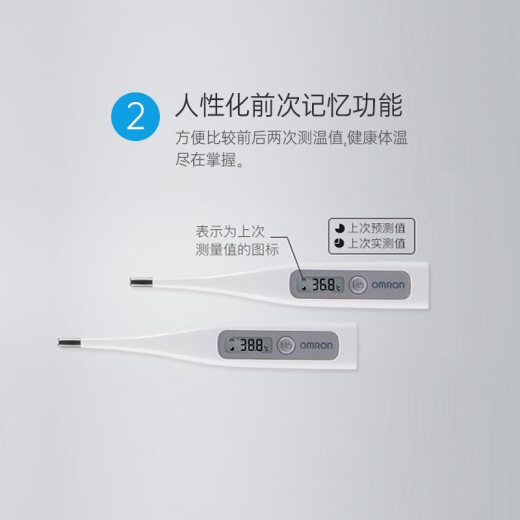 OMRON Electronic Thermometer Baby Armpit Thermometer 20s Quick Prediction Beep Reminder MC-686