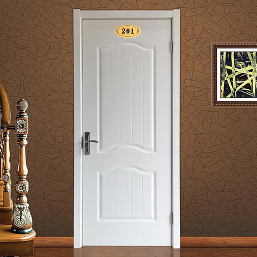 Door number Customized door label sticker for home rental housing dormitory hotel apartment floor digital sign acrylic 702 length 19 cm x height 9 cm