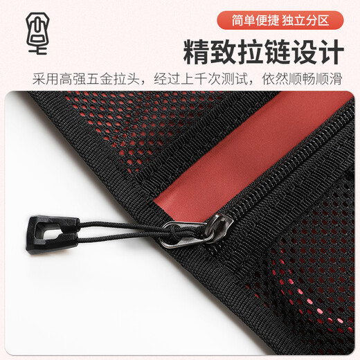 Canle storage bag rock climbing equipment storage portable main lock quick-release parts drawstring portable bundle roll anti-scratch portable black