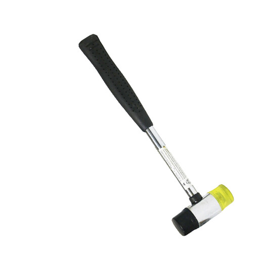 Deli Tools Steel Pipe Handle Installation Hammer Rubber Hammer Rubber Installation Hammer Tile Hammer 35mm Rubber Installation Hammer DL5335