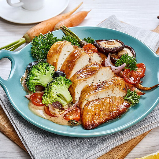 Excellent-shaped chicken breast (New Orleans + BBQ + smoked) 100g*15 bags, refrigerated, open bag, ready-to-eat low-fat light meal replacement