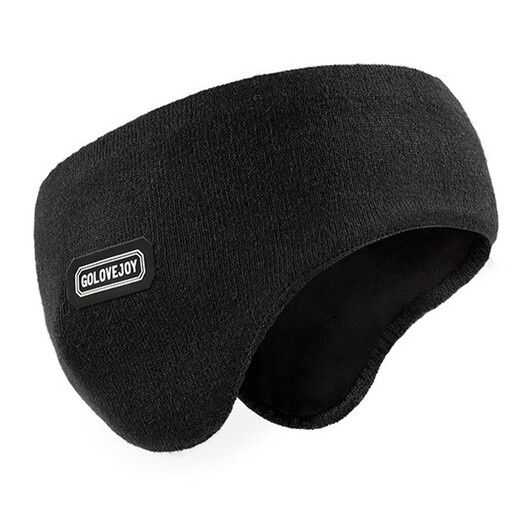 Glo-Story-Ohrschützer für Männer und Frauen Winter Ski-Ohrschützer für Männer Outdoor Sport Radfahren Windschutz doppelten warm warm montierten Ohrschernungen Met944141 Schwarz
