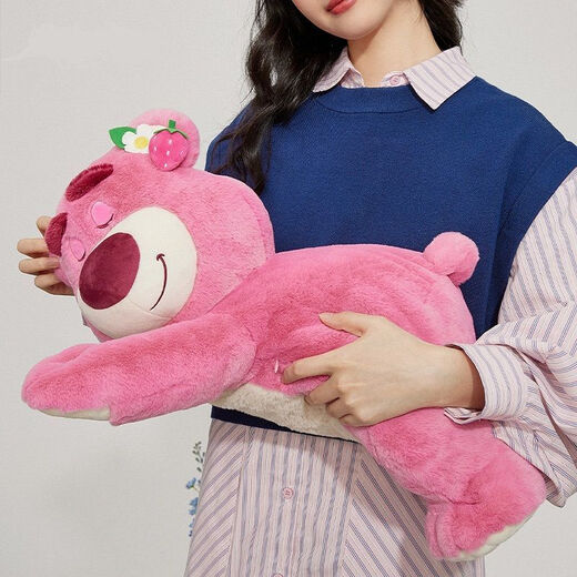 迪士尼（Disney）毛绒玩偶抱枕娃娃女孩生日礼物 玩具总动员草莓熊公仔包50cm香味