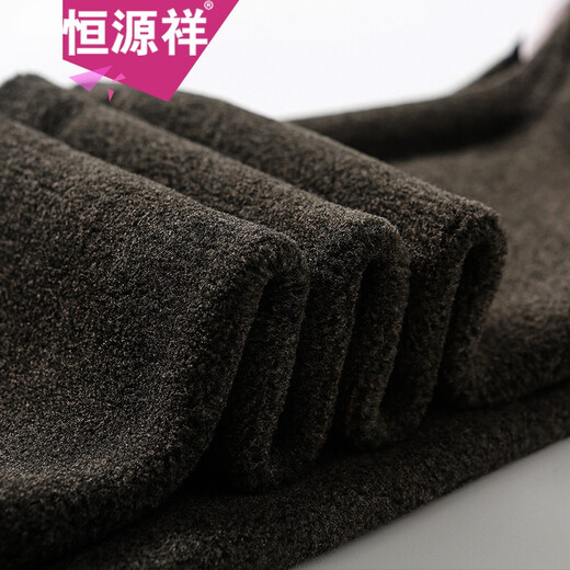 Hengyuanxiang plus fat large size thickened leggings for women to wear as outerwear plus velvet to keep warm and step on the feet. High-waist winter fat mm slimming pants for women. 500g - black on the feet. One size fits all 80-160