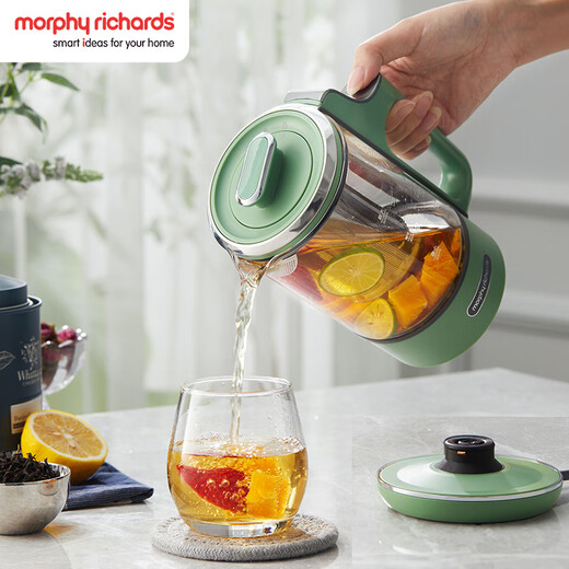 Morphyrichards Health Kettle Split Portable Tea Maker Kettle Small Office Household Multifunctional Tea Kettle Split Hot Kettle 0.6L MR6085 Green
