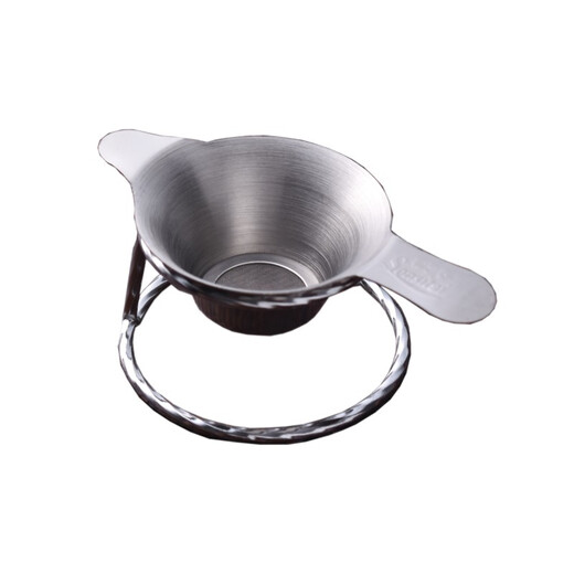 Banyi stainless steel tea drain set filter tea filter tea filter kungfu tea set accessories tea separator tea filter Songsitai tea drain (large + spring rack)