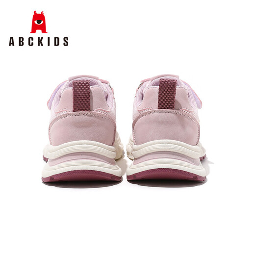 ABC KIDS童鞋儿童运动鞋魔术贴男女童鞋防滑休闲鞋子3738PY粉色30