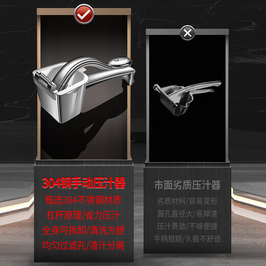 I VE Germany 304 stainless steel manual juicer lemon juicer manual juicer orange squeeze artifact