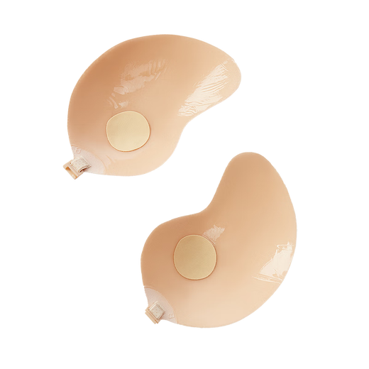 伊维斯聚拢上托小胸显大无痕芒果胸贴透气隐形硅胶胸贴吊带婚纱防走光 肤色 均码