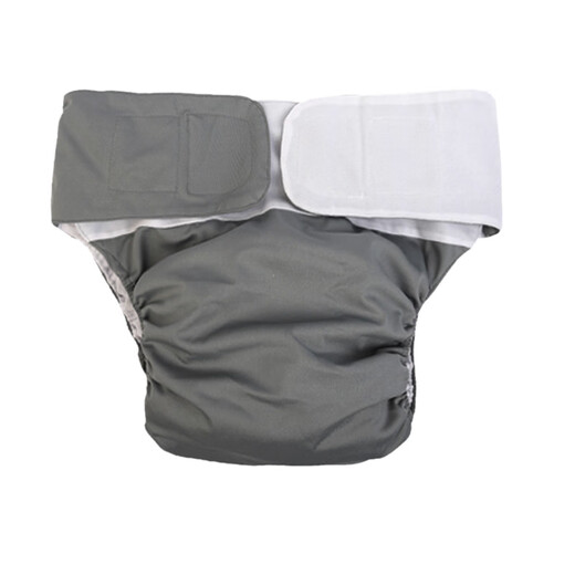 CLCEY Paralyzed bedridden elderly with severe incontinence underwear leak-proof cotton pants washable pull-up pants adult diapers blue diapers adjustable waist 1 feet 3 to 3 feet 8