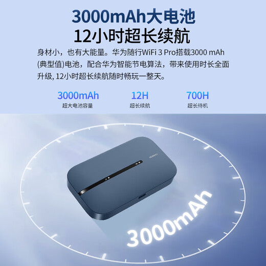 Huawei portátil wifi3pro extraíble inalámbrico wifi triple red acompañante 4g router coche tráfico general nacional 2025 modelo 5Ghz doble banda E5783-836