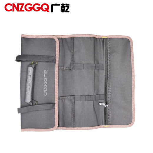 CNZGGQ Guangqian Oxford roll tool bag empty bag multi-functional portable storage bag tool pocket storage without clutter black