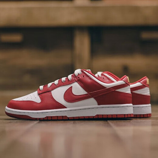 耐克（NIKE）板鞋男鞋2024夏季新款熊猫Dunk Low滑板鞋复古运动低帮休闲鞋子 DD1391-104白紫 44