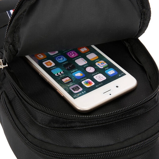 Escultura de pastizales [Actividad] Bolsa de cuerpo cruzado para hombres Bolso de hombro Bolso de hombro para hombres Bolso de pecho Bag Cycling Bag Flat Bag 9905-Refundida Edición Premium doble