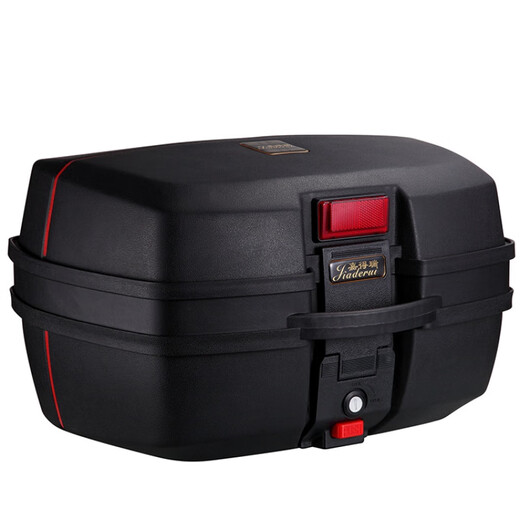 Garder Garder motocicleta Trunk troncal pedal de vehículos eléctricos Batería de herramientas de herramientas de herramientas universales de larga distancia 688 Negro 32L+LED LIGHT
