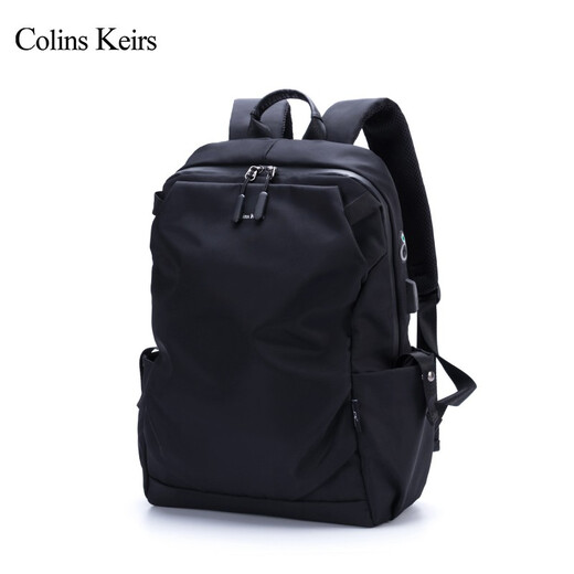 Colins Keirs backpack men's business backpack business trip bag large capacity backpack college style college student schoolbag computer bag female black large size