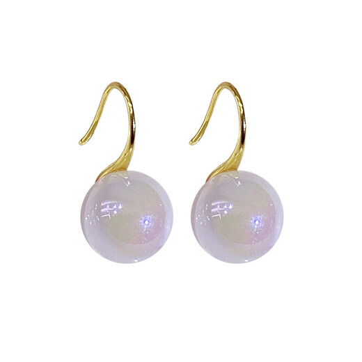 Geometric mermaid earrings for women 2023 new niche pearl earrings Korean internet celebrity temperament earrings main picture