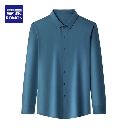 Romon Brand Young y Middle-Ehel Heads New Black Striped Striped Middle-Eding Dad Autfit Business Casual sin escaladera Camisa anti-wrinking 9926-Shangqing 170/M [sugerido 95-120Jin [Jin equivale a 0.5 kg]]]