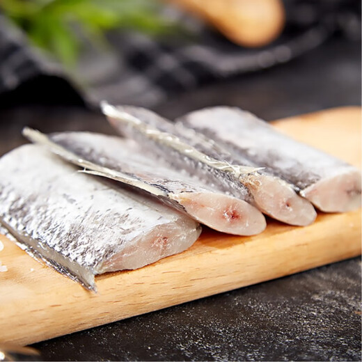 Freshly harvested from Beijing, frozen Zhoushan three-cut hairtail, net weight 3Jin Jin is equal to 0.5kg, selected mid-section gutted fish and seafood, straight from the source