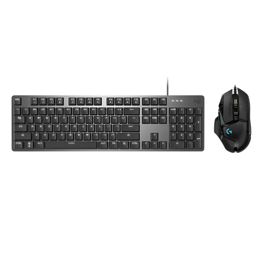Logitech K845 Teclado mecánico Gaming Wired Sesports Oficina de computadora Tamaño completo Luminoso 104 Teclas de teclado Mito de mouse Mito negro Wukong [teclado G502 y juego de mouse] Eje de té