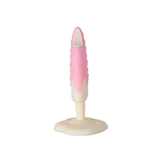 Liqier baby teether baby molar silicone gum massager baby chewing gum toy ice cream sea kitten 0-3 months 1 box 0 box