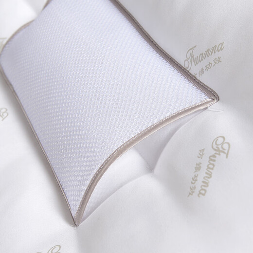 Fuanna Buckwheat Pillow Buckwheat Shell Cervical Pillow Herbal Pillow Core Anti-mite Antibacterial Floral Pillow Core Pair 74*48cm