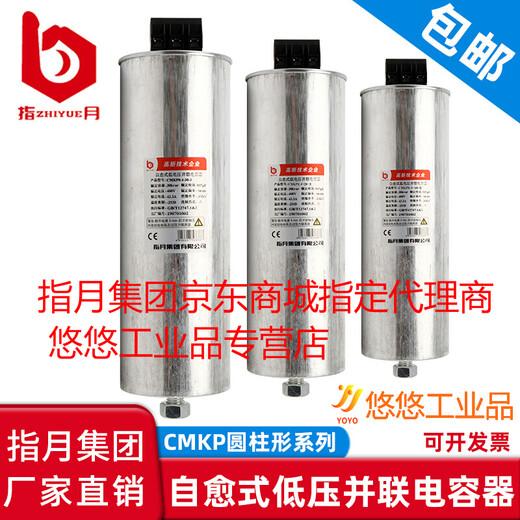 Zhiyue Group Cylindrical Power Capacitor BSMJ/CMKP0.4/0.44/0.525/0.45-15-3 0 45(450V) 30Kvar