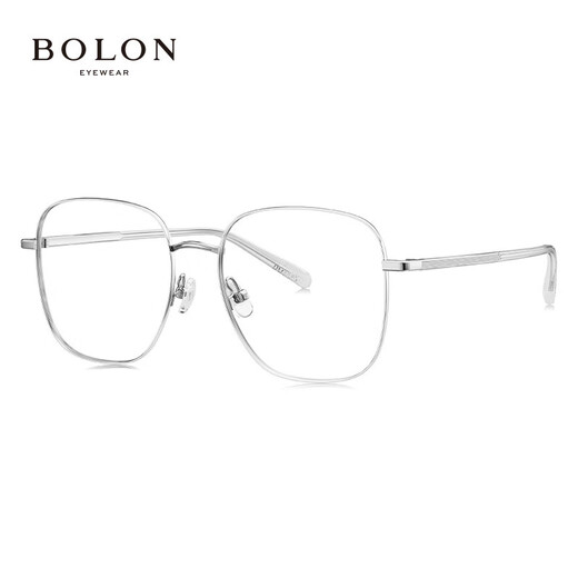 BOLON Tyrannosaurus myopia glasses new product Wang Hedi same optical glasses metal frame BJ7351 B90-Silver single frame