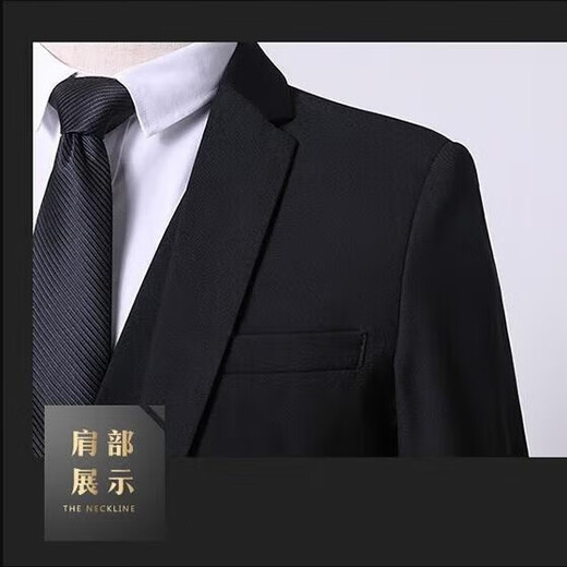 Kaduton Suit Suit Men's Business Slim Suit Men's Work Professional Formal Wear Men's Groomsmen Clothing Groom's Wedding Dress Gray Suit+Pants+Shirt+Leather Shoes L 105-115Jin Jin equals 0.5 kg + 6 gifts