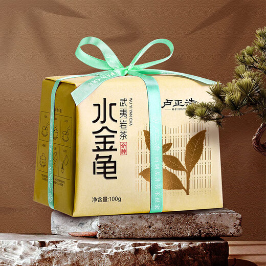 卢正浩乌龙茶水金龟武夷山大红袍特级100g纸包岩茶叶散茶口粮茶自饮