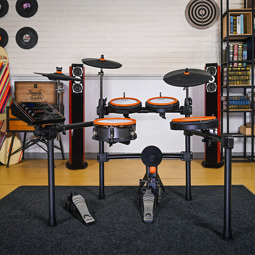 MEDELI (MEDELI) Magic Shark Electronic Drum MZ726 MZ79 New Product Professional Playing Drum Practice General Smart Drum 5 Drum 4 Cymbals MZ726 Moon Dream Zi [Give Star Diamond Vinyl Ring]