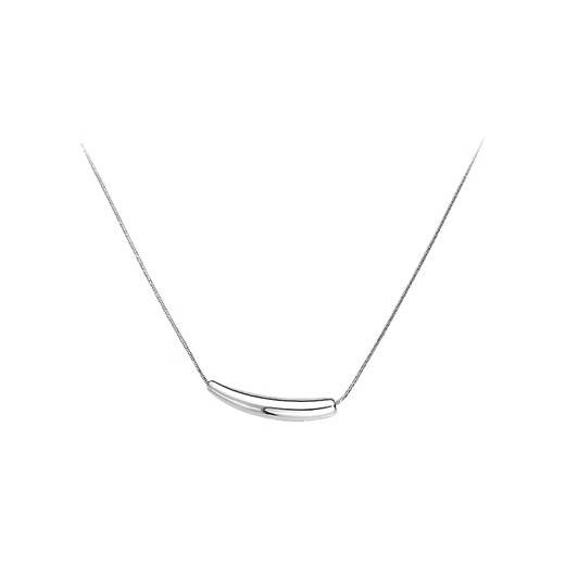 Nilan men's PT950 platinum necklace new platinum men and women design trendy hip-hop gold ins platinum necklace 40+5cm