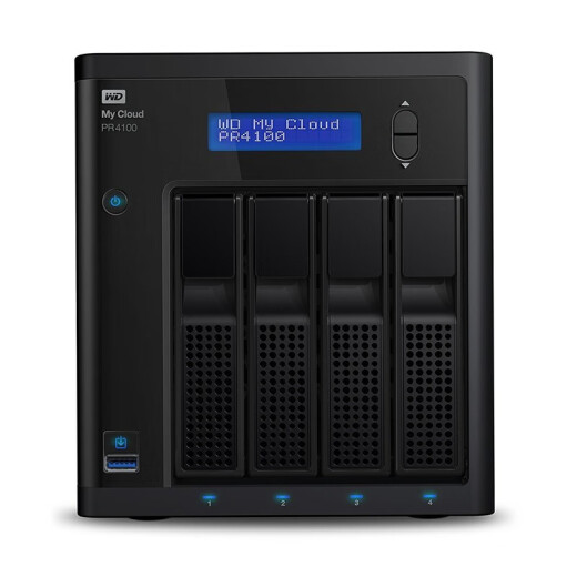 Western Digital (WD) MyCloudPR4100nas storage private cloud file sharing automatic backup hard drive four-bay PR41004G memory version 8TB (with 4 WD red disks 2TB)