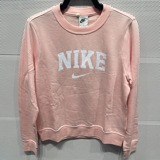 耐克卫衣女装外套秋冬季新款加绒舒适保暖运动服圆领休闲套头衫 BV3454-682/内里加绒 S