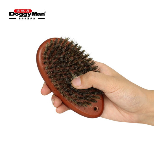 DoggyMand pet bright hair brush NS natural wind cat pig bristle comb pig bristle brush for cats