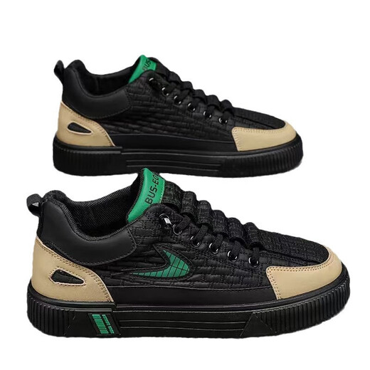 Wuken 2025 Neue Herrenschuhe im Herbst und Winter atmungsaktiven lässigen Sportbrettschuhen Vielseitiger Retro einbeinige Arbeitsschutzschuhe FH-Jingyi-SL-9916 Brown Color 42