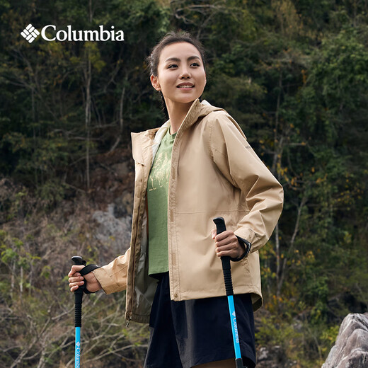 Colombia Wenqis winddichte Reise-Kapuzenjacke im gleichen Stil für Damen im Freien XR3937 043 XR5387 XS (150_76A)