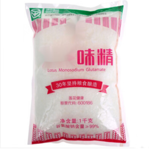 Food Top New Year's Hunan specialty seasoning Lotus MSG large bag commercial small bag household seasoning 2kg * 1 bag [powder]