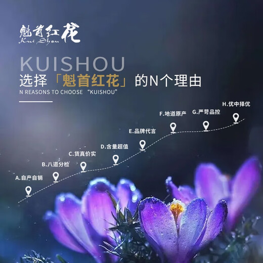 Zhenpin Island Zhenpdo [Blumen kaufen und die Bälle holen] Shanghai Chongming Specialty Safran, echter Safran, exklusive Stufe 10g