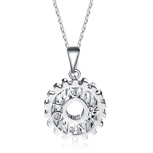 Pt.Charmpt950 Platinum Pendant Men's Platinum Gear Necklace Bracelet Pendant Single Pendant Pendant Delivery Leather Necklace Gift Out of stock, please contact customer service for customization 2g