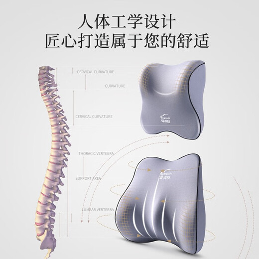 Rice soup (rice soup) car headrest neck pillow cushion memory foam pillow cushion for old drivers I-728AB-H