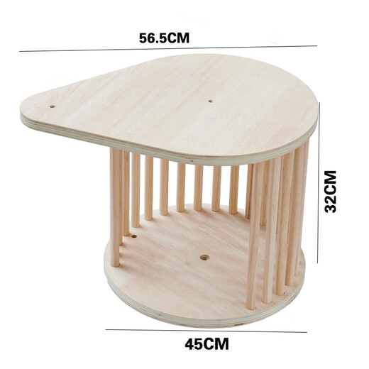 Miaopule Jiangong Cat Climbing Frame Accessories Cat Nest Replacement Column Solid Wood Sisal Rope Cat Cage Cat Scratching Column Homemade Ordinary Top Plate Adjustable 7-20cm