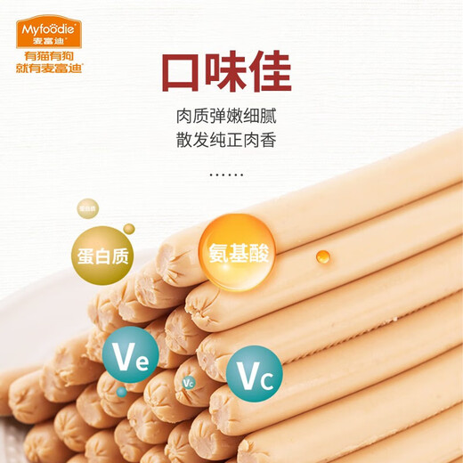 McFoody Dog Snacks Pet Snacks Ham Sausage Mixed Flavors 20g*40 Count