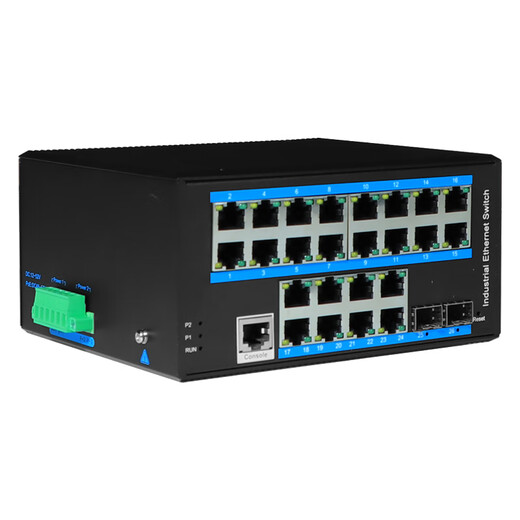 
aopre (Opere Internet) managed industrial switch Gigabit 2 optical 24 electrical L2+WEB network management aggregation room core switch rail-type SFP port T6224GS-M-SFP