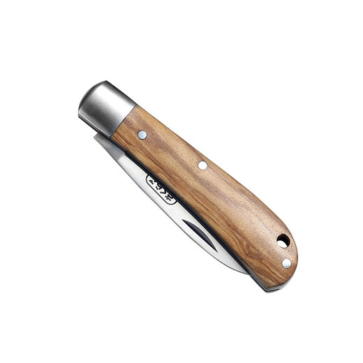 Sanben Sakura fruit knife folding knife household paring knife dormitory knife peeling knife women's portable fruit knife carry-on folding fruit knife olive wood handle