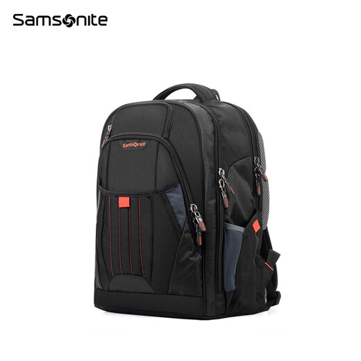 Samsonite Backpack Business Computer Bag Multifunctional Men's Backpack Large Capacity Sports Breathable School Bag 36B Black
